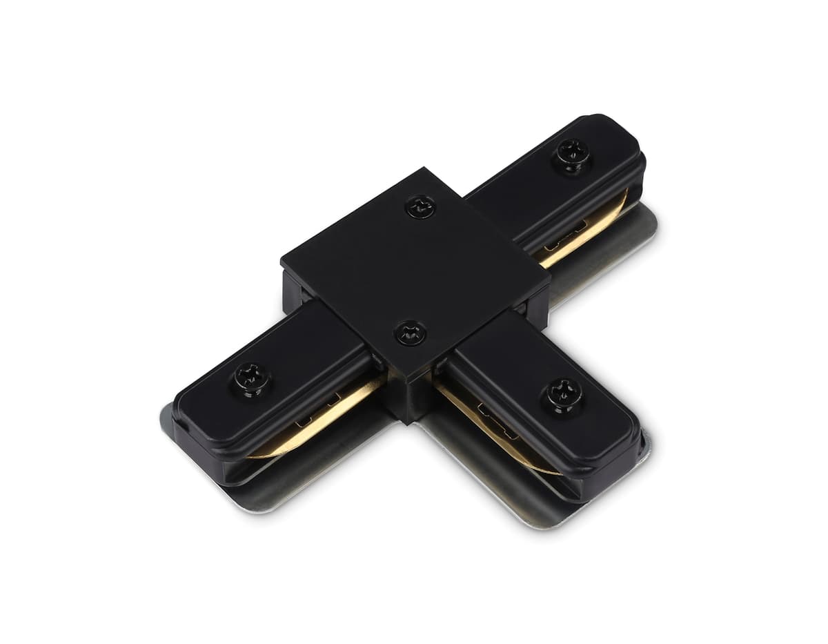 Коннектор Т-образный для однофазного шинопровода Standard 220V Plus GL7168 BK черный матовый коннектор Т-образный для однофазного шинопровода Standard 220V NEW 105*70*20 Ambrella Light 6