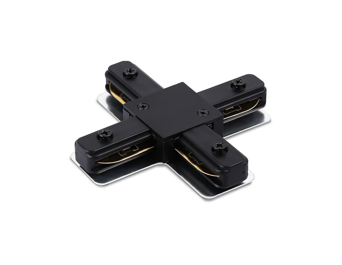 Коннектор Х-образный для однофазного шинопровода Standard 220V Plus GL7172 BK черный матовый коннектор Х-образный для однофазного шинопровода Standard 220V NEW 105*105*20 Ambrella Light 6