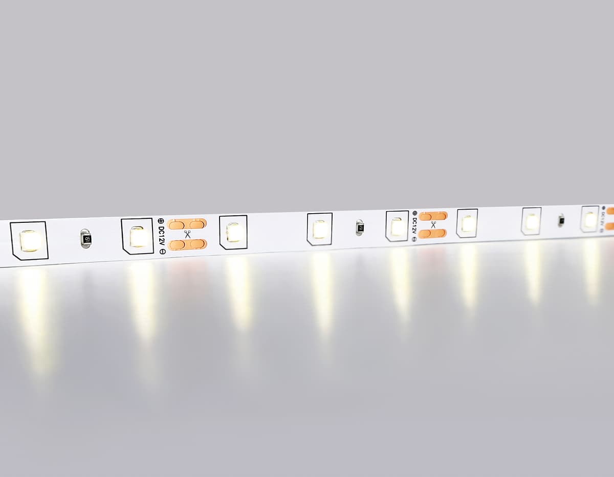 Светодиодная лента Ambrella Light GS1002 2835 60Led /4.8W m/ 12V IP20 4500K 5m /кратность резки 50mm GS1002 2835 60Led/ 4.8W m/ 12V IP20 4500K/ 5000*8*1.2mm (2 конт.) Ambrella Light 11