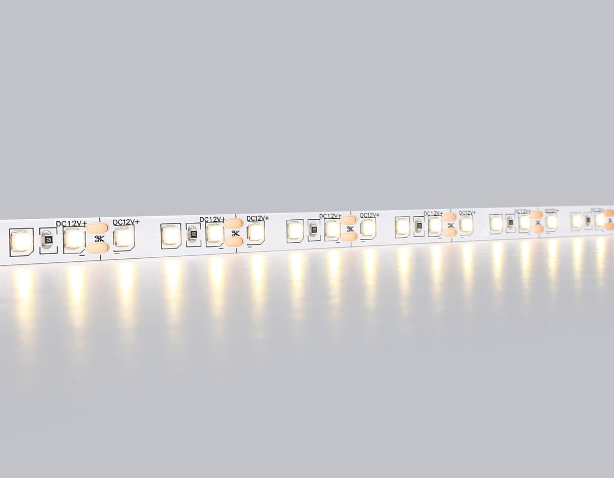 Светодиодная лента Ambrella Light GS1101 2835 120Led /9.6W m/ 12V IP20 3000K 5m/кратность резки 25mm GS1101 2835 120Led/ 9.6W m/ 12V IP20 3000K/ 5000*8*1.2mm (2 конт.) Ambrella Light 11