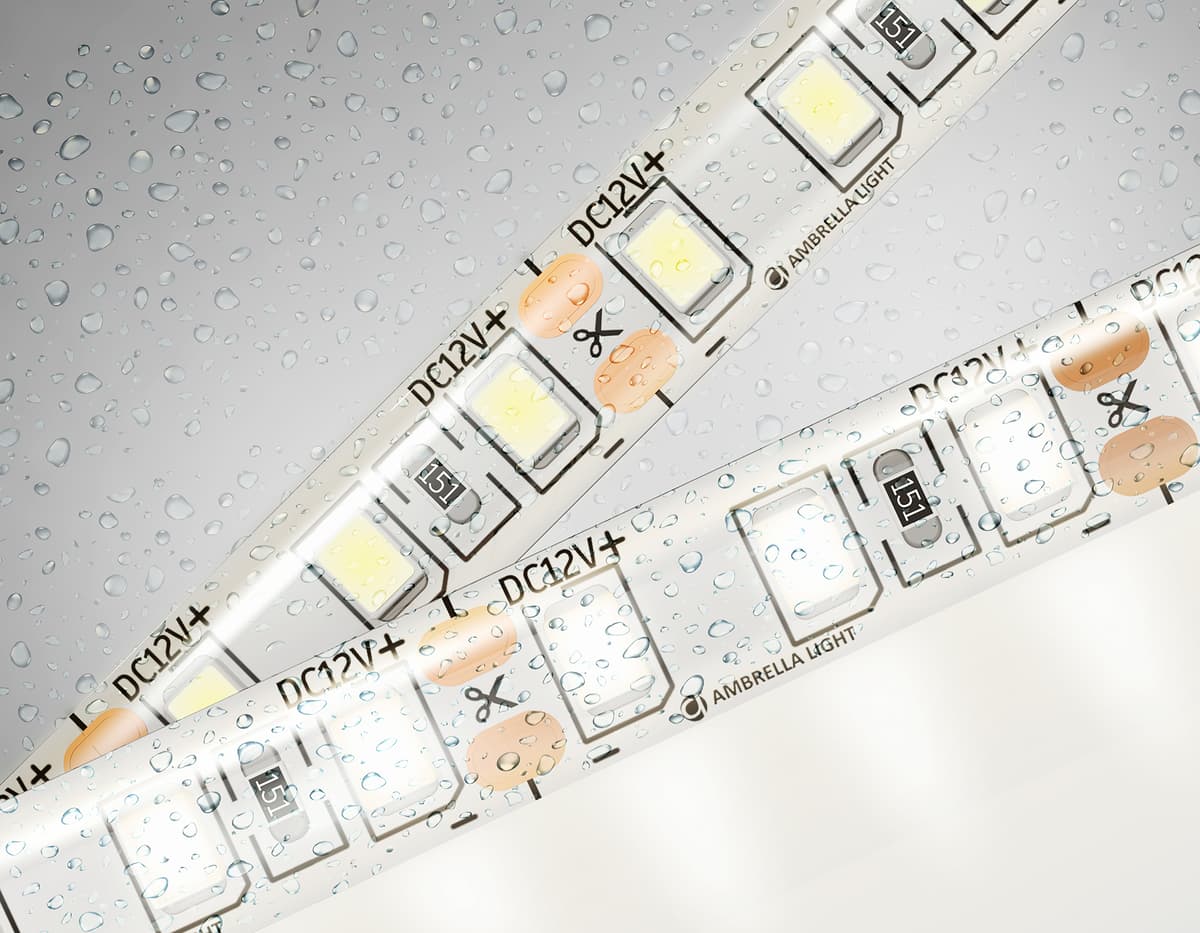 Светодиодная лента Ambrella Light GS1202 2835 120Led /9.6W m/ 12V IP65 4500K 5m/кратность резки 25mm GS1202 2835 120Led/ 9.6W m/ 12V IP65 4500K/ 5000*8*2.27mm (2 конт.) Ambrella Light 10