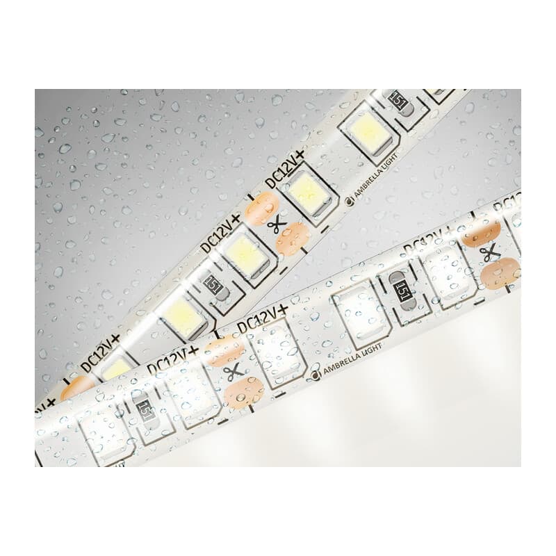 Светодиодная лента Ambrella Light GS1202 2835 120Led /9.6W m/ 12V IP65 4500K 5m/кратность резки 25mm GS1202 2835 120Led/ 9.6W m/ 12V IP65 4500K/ 5000*8*2.27mm (2 конт.) Ambrella Light 9