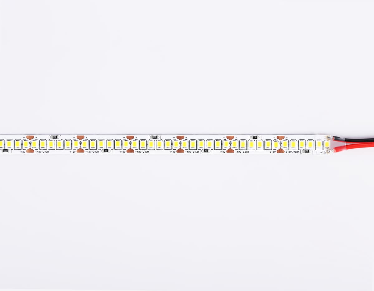 Светодиодная лента Ambrella Light GS1502 2835 240Led /19.2W m/12V IP20 4500K 5m/кратность резки 25mm GS1502 2835 240Led/ 19.2W m/ 12V IP20 4500K/ 5000*10*1.2mm (2 конт.) Ambrella Light 12