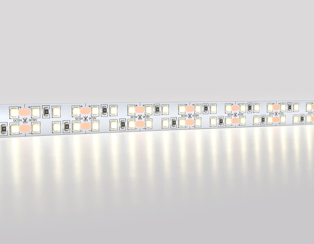 Светодиодная лента двухрядная Ambrella Light GS1602 2835 240Led /19.2W m/ 12V IP20 4500K 5m GS1602 2835 240Led/ 19.2W m/ 12V IP20 4500K/ 5000*14*1.2mm (2 конт.) Ambrella Light 11