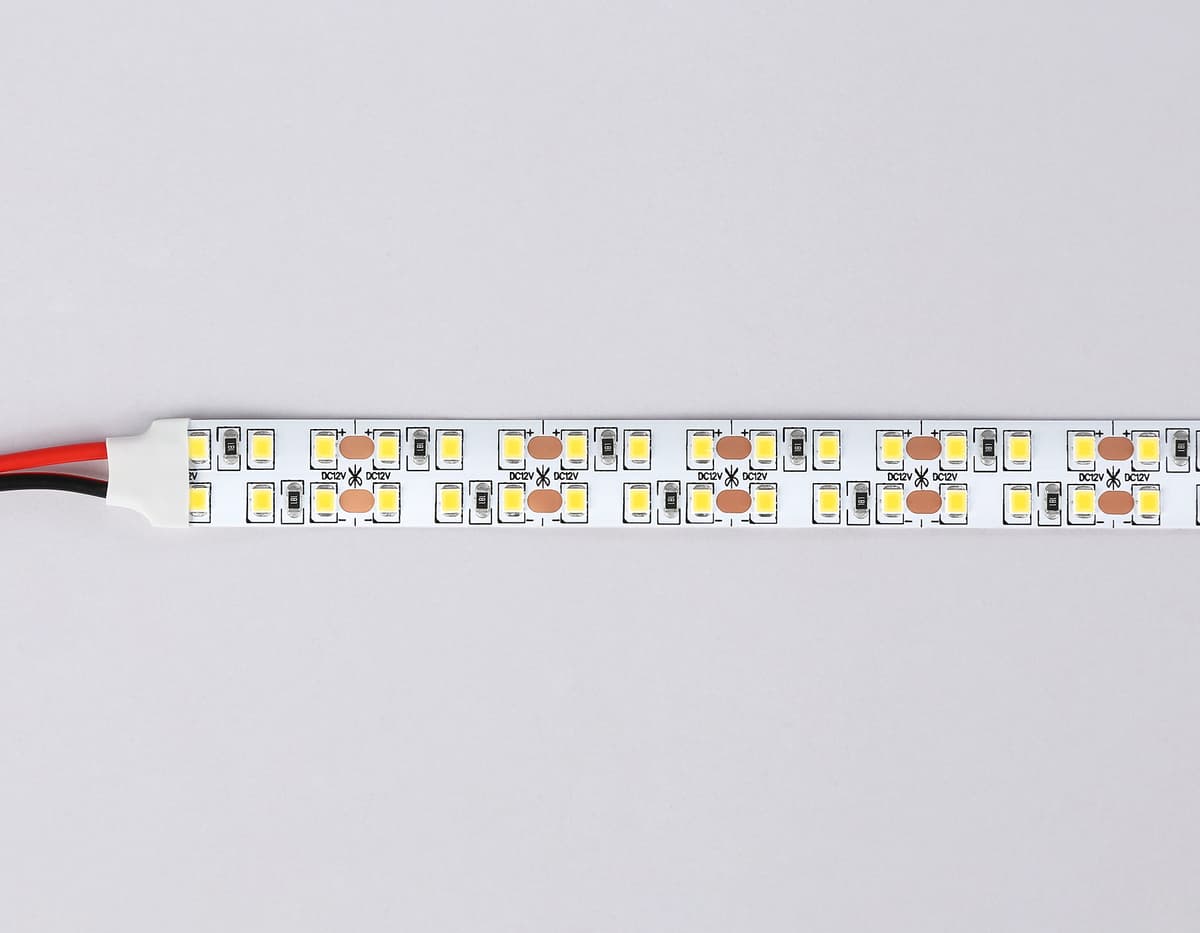 Светодиодная лента двухрядная Ambrella Light GS1602 2835 240Led /19.2W m/ 12V IP20 4500K 5m GS1602 2835 240Led/ 19.2W m/ 12V IP20 4500K/ 5000*14*1.2mm (2 конт.) Ambrella Light 13