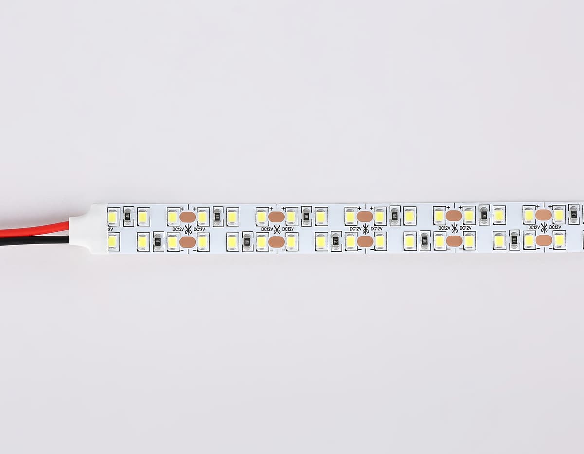 Светодиодная лента двухрядная Ambrella Light GS1603 2835 240Led /19.2W m/ 12V IP20 6500K 5m GS1603 2835 240Led/ 19.2W m/ 12V IP20 6500K/ 5000*14*1.2mm (2 конт.) Ambrella Light 13
