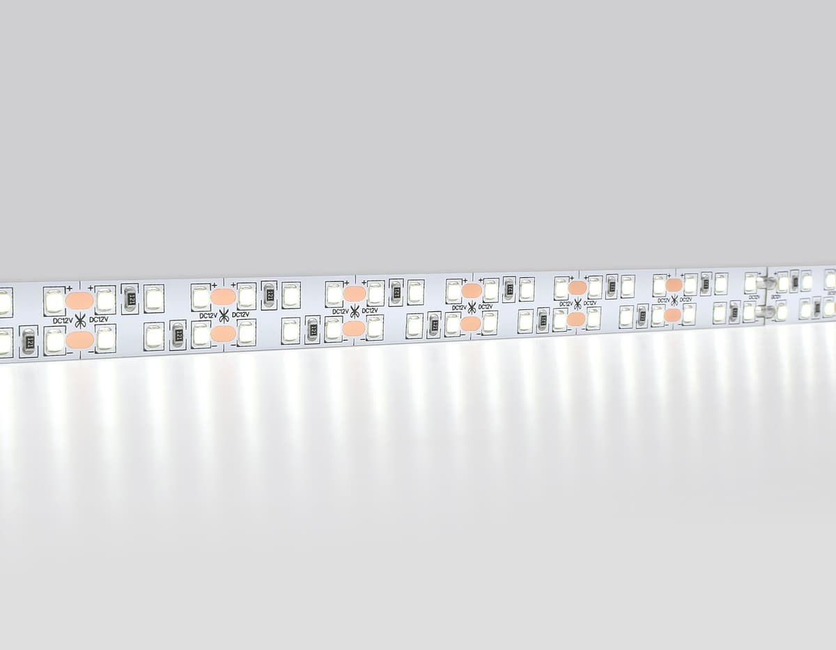 Светодиодная лента двухрядная Ambrella Light GS1703 2835 240Led /24W m/ 12V IP20 6500K 5m GS1703 2835 240Led/ 24W m/ 12V IP20 6500K/ 5000*10*1.2mm (2 конт.) Ambrella Light 11