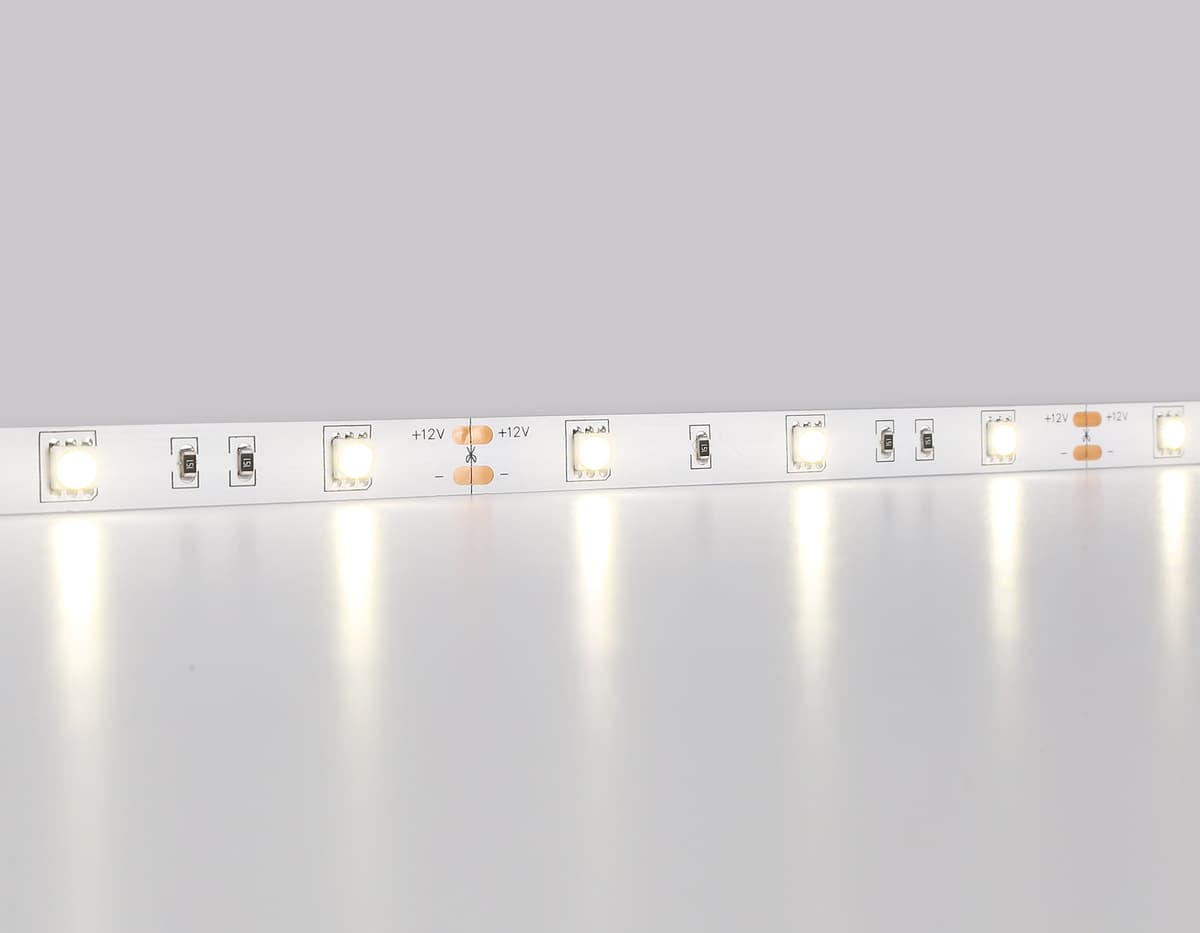 Светодиодная лента Ambrella Light GS1802 5050 30Led /7.2W m/ 12V IP20 4500K 5m GS1802 5050 30Led/ 7.2W m/ 12V IP20 4500K/ 5000*10*1.87mm (2 конт.) Ambrella Light 11