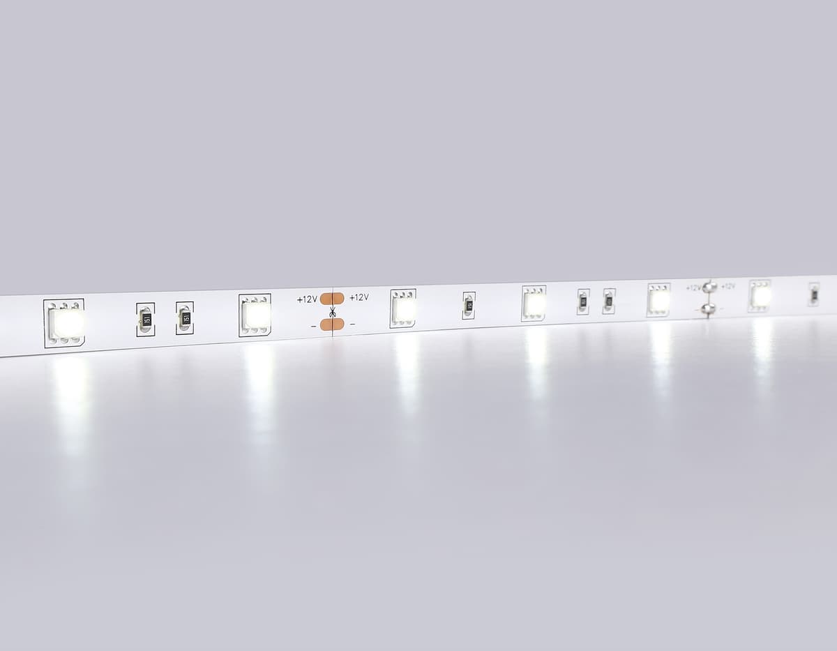 Светодиодная лента Ambrella Light GS1803 5050 30Led /7.2W m/ 12V IP20 6500K 5m GS1803 5050 30Led/ 7.2W m/ 12V IP20 6500K/ 5000*10*1.87mm (2 конт.) Ambrella Light 11