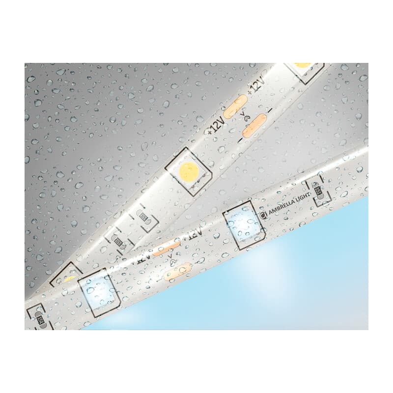 Светодиодная лента Ambrella Light GS1903 5050 30Led /7.2W m/ 12V IP65 6500K 5m GS1903 5050 30Led/ 7.2W m/ 12V IP65 6500K/ 5000*10*2.87mm (2 конт.) Ambrella Light 9