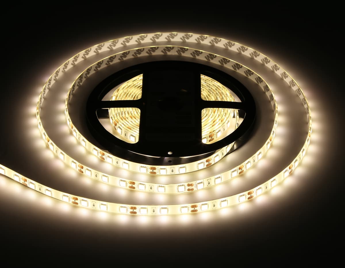 Светодиодная лента Ambrella Light GS2101 5050 60Led /14.4W m/ 12V IP65 3000K 5m GS2101 5050 60Led/ 14.4W m/ 12V IP65 3000K/ 5000*10*2.87mm (2 конт.) Ambrella Light 17
