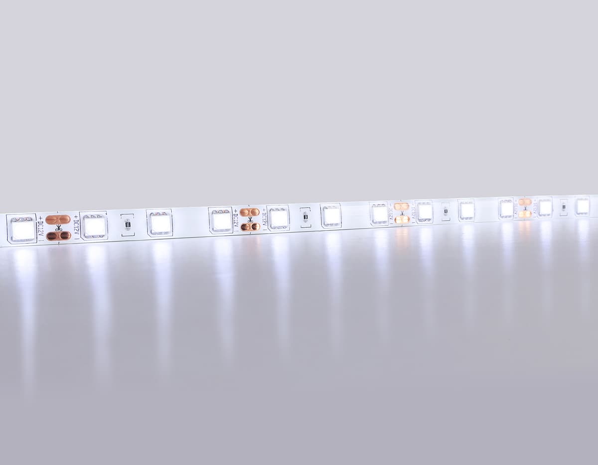 Светодиодная лента Ambrella Light GS2103 5050 60Led /14.4W m/ 12V IP65 6500K 5m GS2103 5050 60Led/ 14.4W m/ 12V IP65 6500K/ 5000*10*2.87mm (2 конт.) Ambrella Light 11