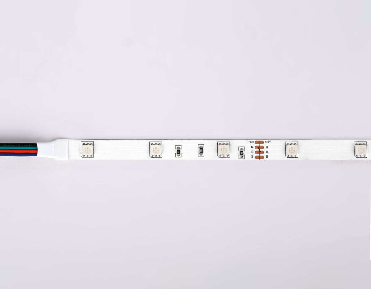 Светодиодная лента RGB Ambrella Light GS2201 5050 30Led /7.2W m/ 12V IP20 RGB 5m GS2201 5050 30Led/ 7.2W m/ 12V IP20 RGB /5000*10*1.87mm (4 конт.) Ambrella Light 23
