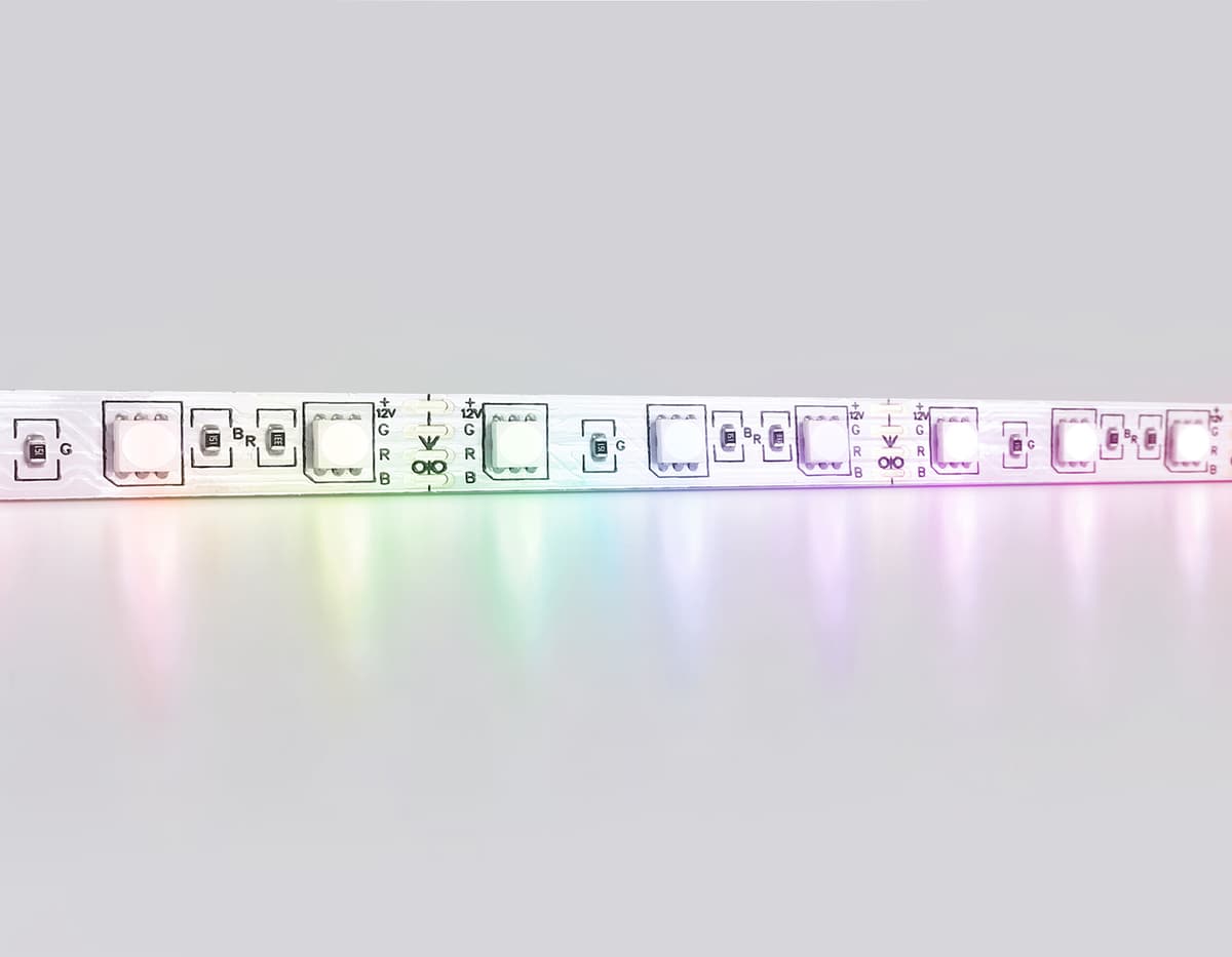 Светодиодная лента RGB Ambrella Light GS2202 5050 60Led /14.4 m/ 12V IP20 RGB 5m GS2202 5050 60Led/ 14.4 m/ 12V IP20 RGB/ 5000*10*1.87mm (4 конт.) Ambrella Light 17