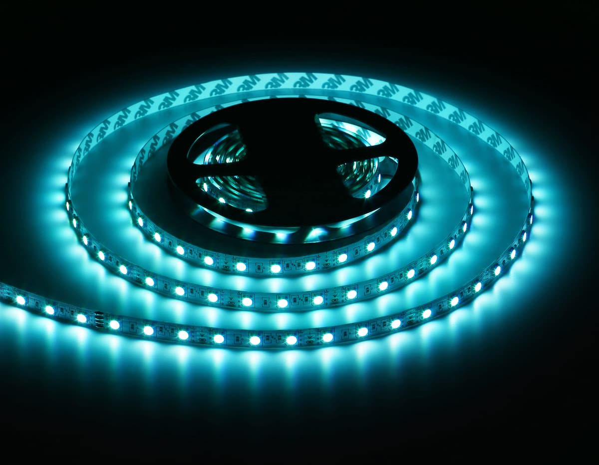 Светодиодная лента RGB Ambrella Light GS2202 5050 60Led /14.4 m/ 12V IP20 RGB 5m GS2202 5050 60Led/ 14.4 m/ 12V IP20 RGB/ 5000*10*1.87mm (4 конт.) Ambrella Light 19