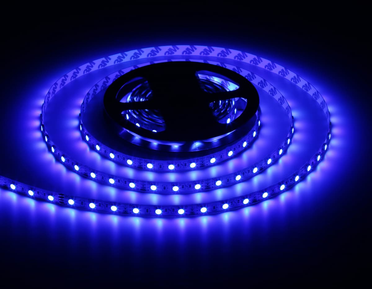Светодиодная лента RGB Ambrella Light GS2202 5050 60Led /14.4 m/ 12V IP20 RGB 5m GS2202 5050 60Led/ 14.4 m/ 12V IP20 RGB/ 5000*10*1.87mm (4 конт.) Ambrella Light 20