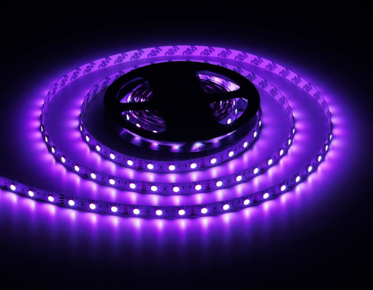 Светодиодная лента RGB Ambrella Light GS2202 5050 60Led /14.4 m/ 12V IP20 RGB 5m GS2202 5050 60Led/ 14.4 m/ 12V IP20 RGB/ 5000*10*1.87mm (4 конт.) Ambrella Light 21