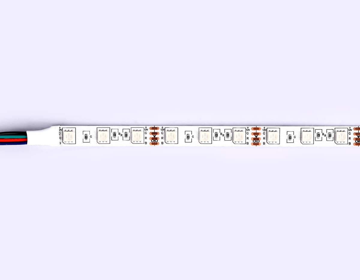 Светодиодная лента RGB Ambrella Light GS2202 5050 60Led /14.4 m/ 12V IP20 RGB 5m GS2202 5050 60Led/ 14.4 m/ 12V IP20 RGB/ 5000*10*1.87mm (4 конт.) Ambrella Light 23