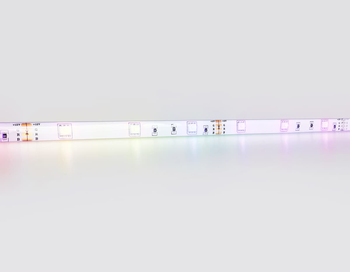 Светодиодная лента RGB Ambrella Light GS2301 5050 30Led /7.2W m/ 12V IP65 RGB 5m GS2301 5050 30Led/ 7.2W m/ 12V IP65 RGB/ 5000*10*2.87mm (4 конт.) Ambrella Light 17