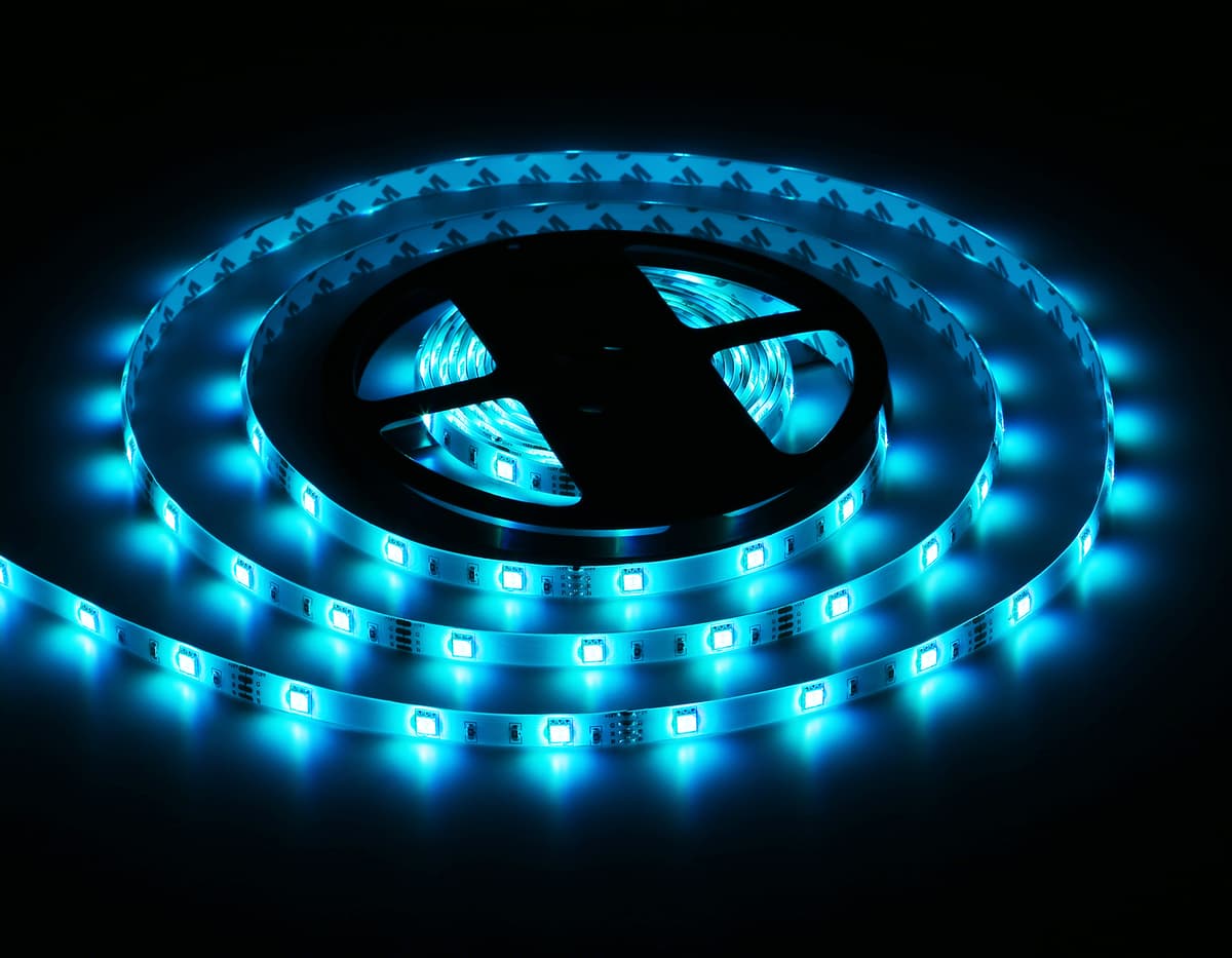 Светодиодная лента RGB Ambrella Light GS2301 5050 30Led /7.2W m/ 12V IP65 RGB 5m GS2301 5050 30Led/ 7.2W m/ 12V IP65 RGB/ 5000*10*2.87mm (4 конт.) Ambrella Light 19