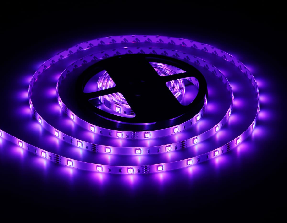 Светодиодная лента RGB Ambrella Light GS2301 5050 30Led /7.2W m/ 12V IP65 RGB 5m GS2301 5050 30Led/ 7.2W m/ 12V IP65 RGB/ 5000*10*2.87mm (4 конт.) Ambrella Light 21