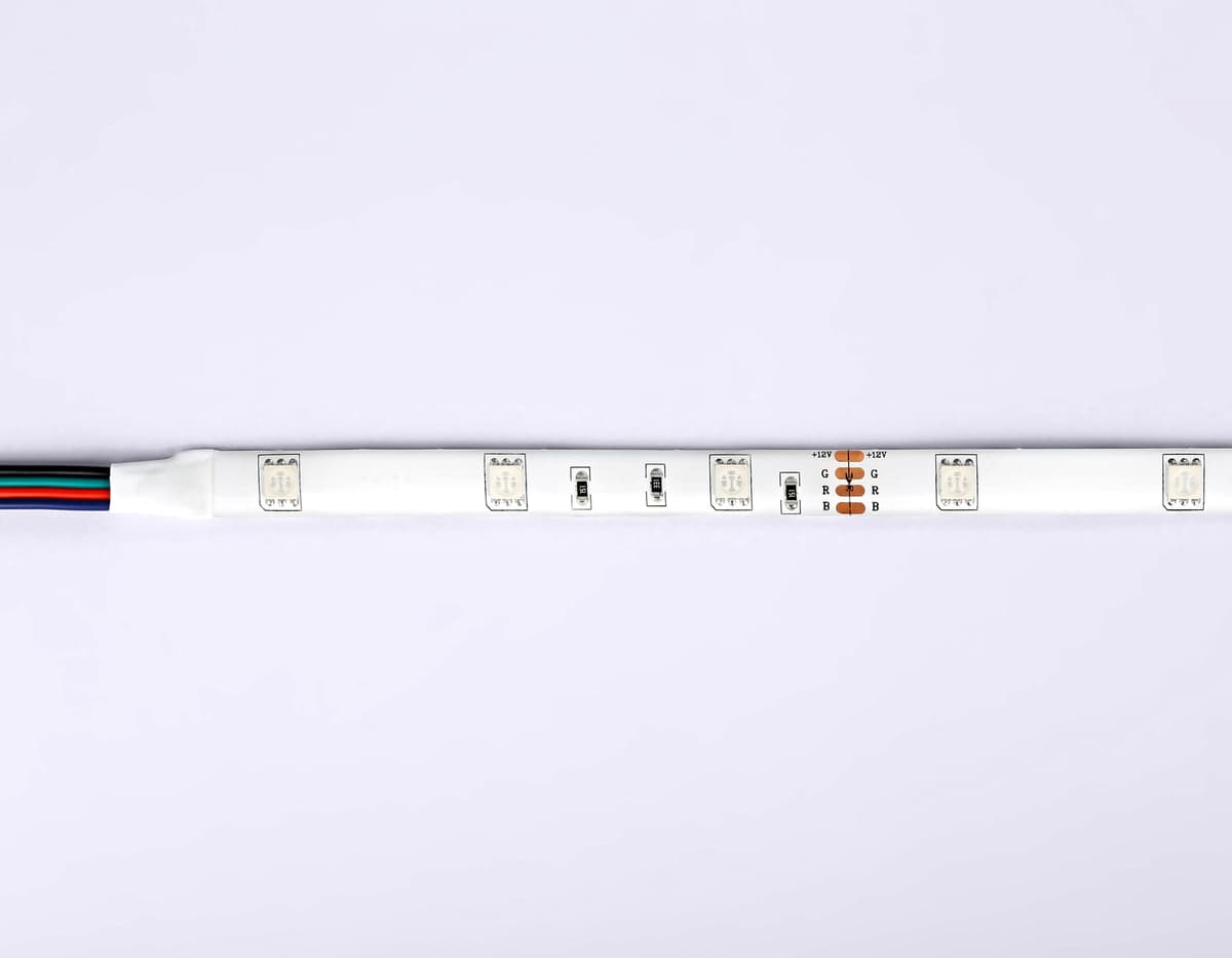 Светодиодная лента RGB Ambrella Light GS2301 5050 30Led /7.2W m/ 12V IP65 RGB 5m GS2301 5050 30Led/ 7.2W m/ 12V IP65 RGB/ 5000*10*2.87mm (4 конт.) Ambrella Light 23