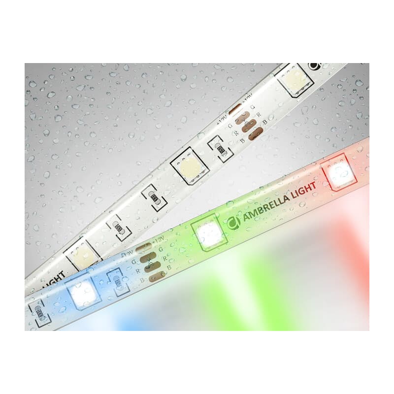 Светодиодная лента RGB Ambrella Light GS2301 5050 30Led /7.2W m/ 12V IP65 RGB 5m GS2301 5050 30Led/ 7.2W m/ 12V IP65 RGB/ 5000*10*2.87mm (4 конт.) Ambrella Light 9