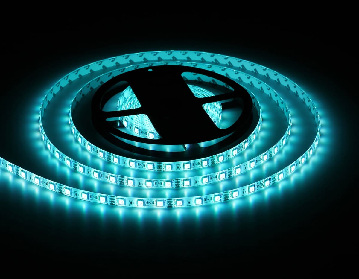 Светодиодная лента RGB Ambrella Light GS2302 5050 60Led /14.4W m/ 12V IP65 RGB 5m GS2302 5050 60Led/ 14.4W m/ 12V IP65 RGB/ 5000*10*2.87mm (4 конт.) Ambrella Light 19