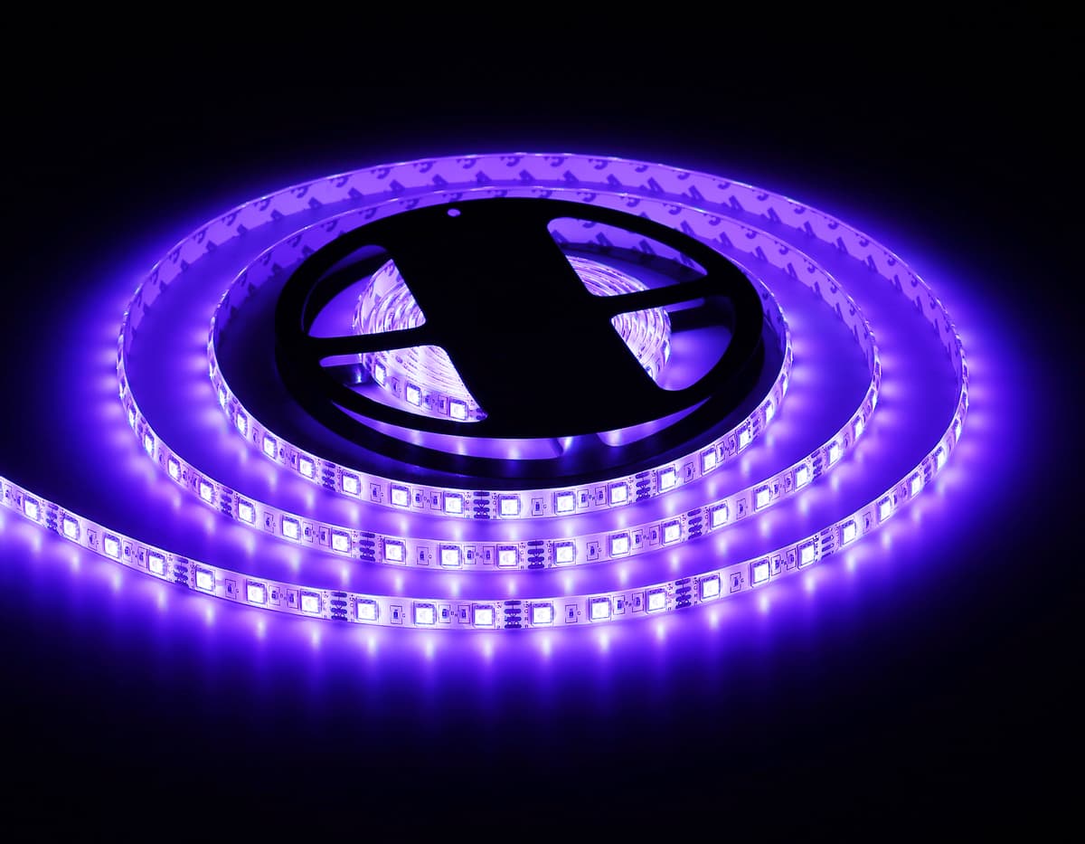 Светодиодная лента RGB Ambrella Light GS2302 5050 60Led /14.4W m/ 12V IP65 RGB 5m GS2302 5050 60Led/ 14.4W m/ 12V IP65 RGB/ 5000*10*2.87mm (4 конт.) Ambrella Light 21