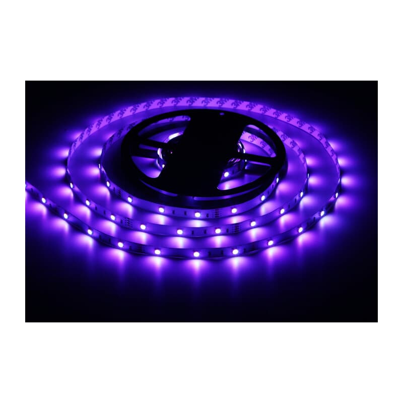 Комплект светодиодной ленты RGB Ambrella Light GS2401 5050 30Led /7.2W m/ 12V IP20 RGB 5m GS2401 5050 30Led/ 7.2W m/ 12V IP20 RGB/ 5000*10*1.87mm (4 конт.) комплект Ambrella Light 16