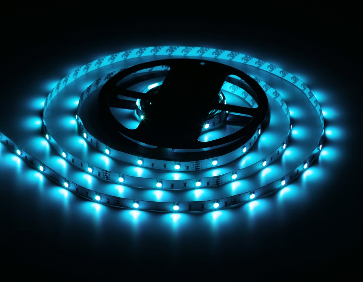 Комплект светодиодной ленты RGB Ambrella Light GS2401 5050 30Led /7.2W m/ 12V IP20 RGB 5m GS2401 5050 30Led/ 7.2W m/ 12V IP20 RGB/ 5000*10*1.87mm (4 конт.) комплект Ambrella Light 22