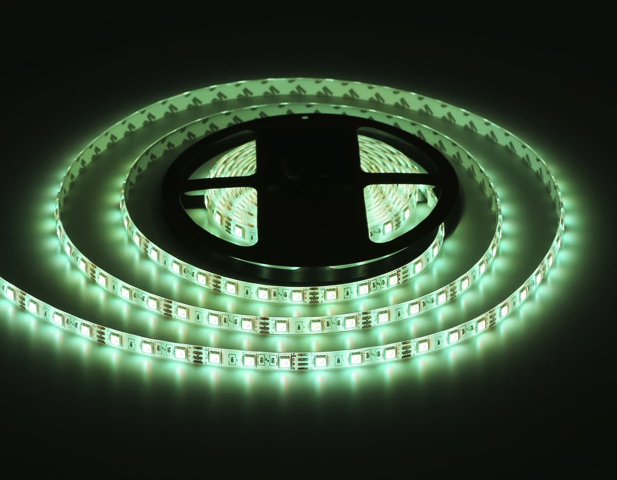 Комплект светодиодной ленты RGB Ambrella Light 5m GS2502 5050 60Led /14.4W m/ 12V IP65 RGB 5m GS2502 5050 60Led/ 14.4W m/ 12V IP65 RGB/ 5000*10*2.87mm (4 конт.) комплект Ambrella Light 18