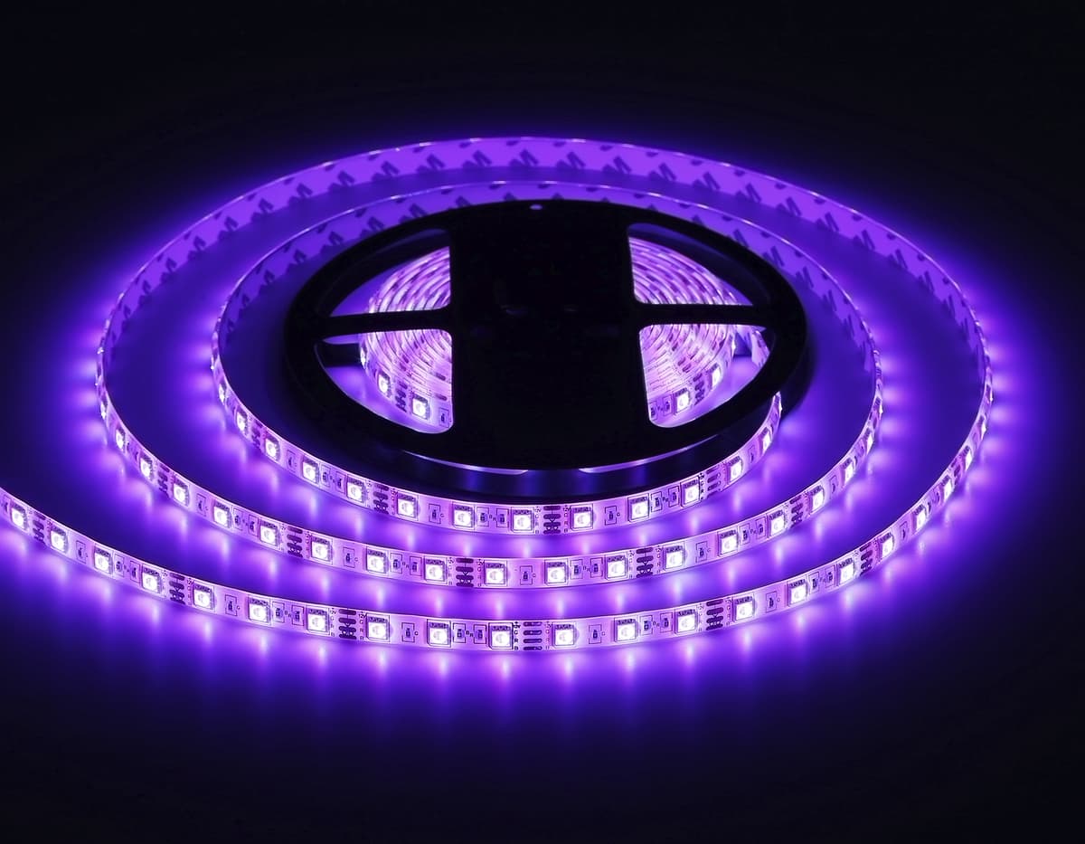 Комплект светодиодной ленты RGB Ambrella Light 5m GS2502 5050 60Led /14.4W m/ 12V IP65 RGB 5m GS2502 5050 60Led/ 14.4W m/ 12V IP65 RGB/ 5000*10*2.87mm (4 конт.) комплект Ambrella Light 21