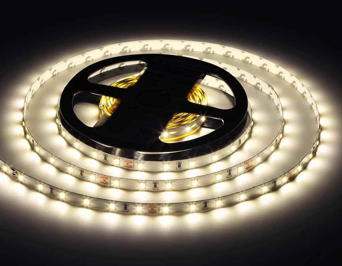 Светодиодная лента Ambrella Light GS3002 2835 60Led /6W m/ 24V IP20 4500K 5m GS3002 2835 60Led/ 6W m/ 24V IP20 4500K/ 5000*8*1.2mm (2 конт.) Ambrella Light 17