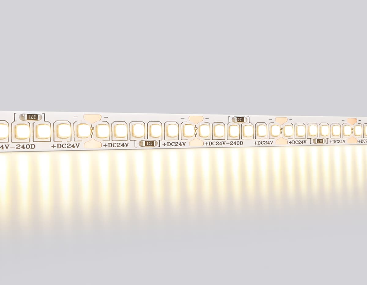 Светодиодная лента Ambrella Light GS3501 2835 240Led /22W m/ 24V IP20 3000K 5m GS3501 2835 240Led /22W m/ 24V IP20 3000K/ 5000*10*1.2mm (2 конт.) Ambrella Light 11