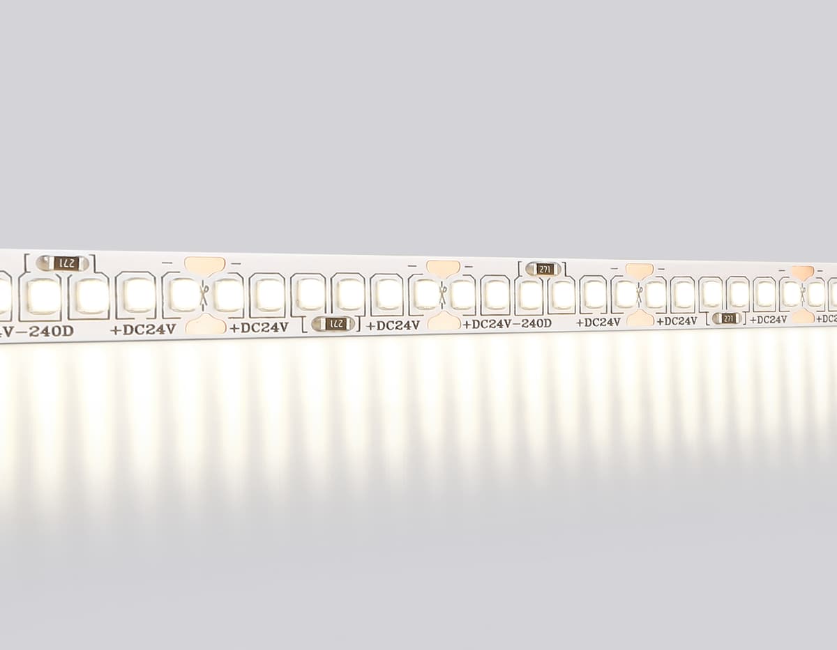 Светодиодная лента Ambrella Light GS3502 2835 240Led /22W m/ 24V IP20 4500K 5m GS3502 2835 240Led /22W m/ 24V IP20 4500K/ 5000*10*1.2mm (2 конт.) Ambrella Light 11