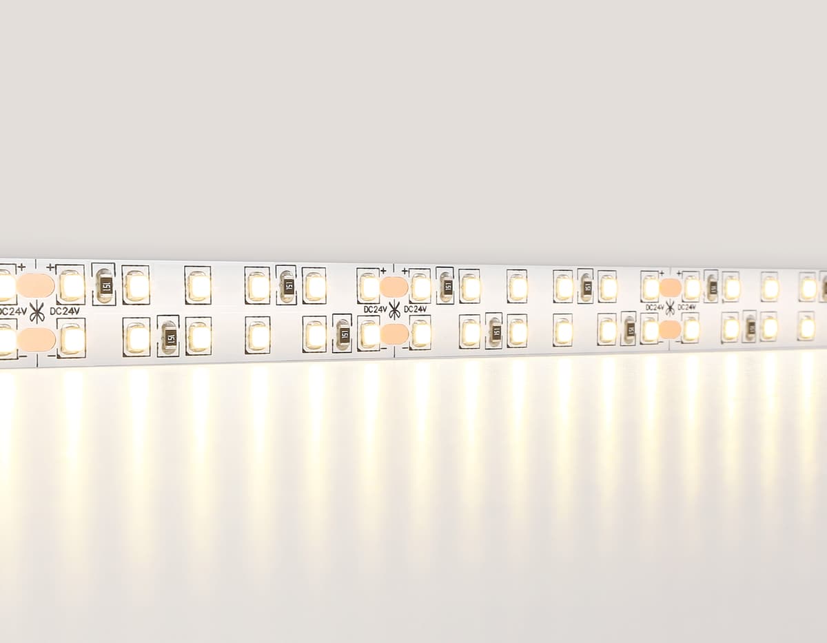 Светодиодная лента двухрядная Ambrella Light GS3701 2835 240Led /24W m/ 24V IP20 3000K 5m GS3701 2835 240Led /24W m/ 24V IP20 3000K/ 5000*14*1.2mm (2 конт.) Ambrella Light 11