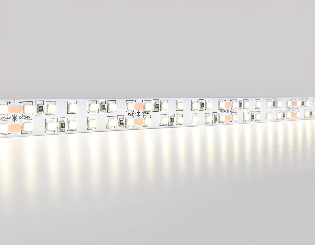 Светодиодная лента двухрядная Ambrella Light GS3702 2835 240Led /24W m/ 24V IP20 4500K 5m GS3702 2835 240Led /24W m/ 24V IP20 4500K/ 5000*14*1.2mm (2 конт.) Ambrella Light 11