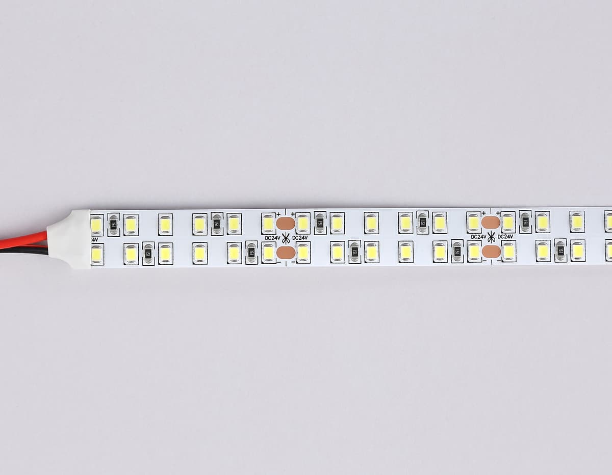 Светодиодная лента двухрядная Ambrella Light GS3703 2835 240Led /24W m/ 24V IP20 6500K 5m GS3703 2835 240Led /24W m/ 24V IP20 6500K/ 5000*14*1.2mm (2 конт.) Ambrella Light 13