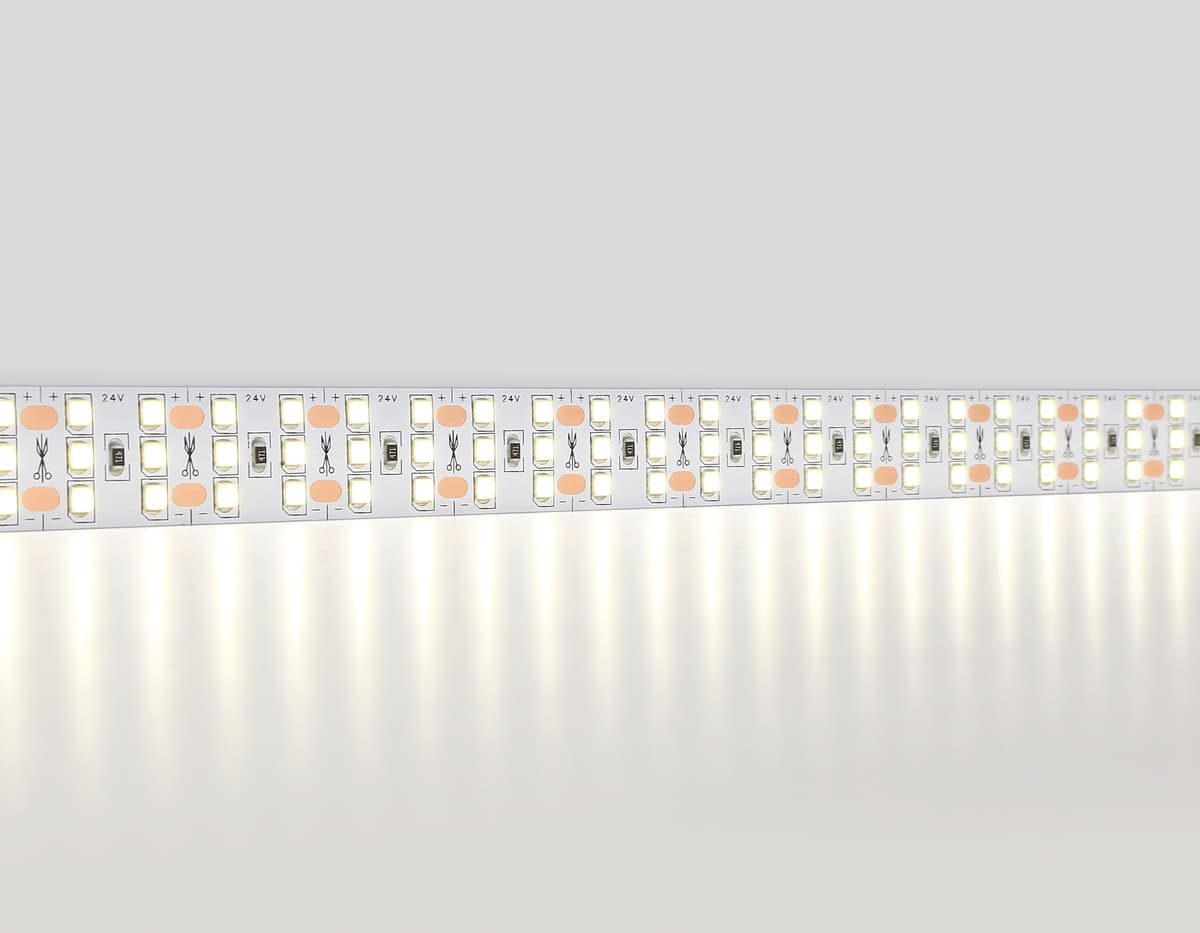 Светодиодная лента трехрядная Ambrella Light GS3902 2835 324Led /26W m/ 24V IP20 4500K 5m GS3902 2835 324Led/ 26W m/ 24V IP20 4500K/ 5000*18*1.2mm (2 конт.) Ambrella Light 11