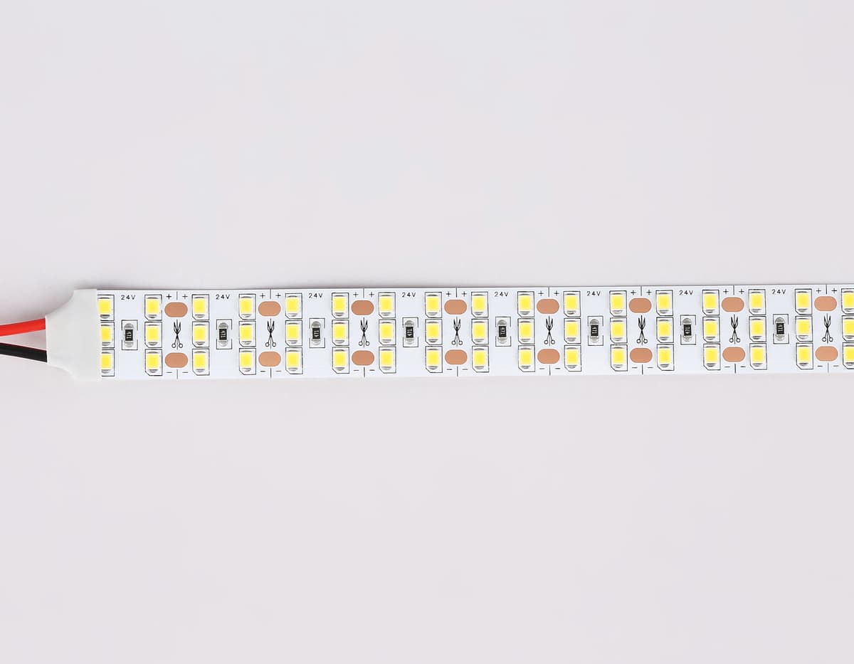 Светодиодная лента трехрядная Ambrella Light GS3902 2835 324Led /26W m/ 24V IP20 4500K 5m GS3902 2835 324Led/ 26W m/ 24V IP20 4500K/ 5000*18*1.2mm (2 конт.) Ambrella Light 13