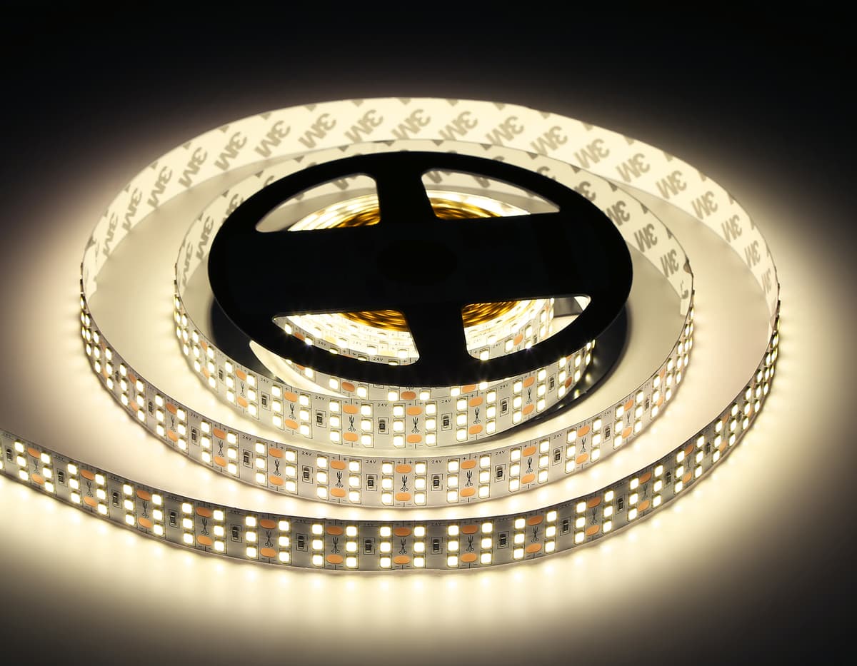 Светодиодная лента трехрядная Ambrella Light GS3902 2835 324Led /26W m/ 24V IP20 4500K 5m GS3902 2835 324Led/ 26W m/ 24V IP20 4500K/ 5000*18*1.2mm (2 конт.) Ambrella Light 17