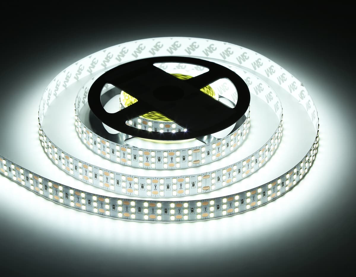 Светодиодная лента трехрядная Ambrella Light GS3903 2835 324Led /26W m/ 24V IP20 6500K 5m GS3903 2835 324Led/ 26W m/ 24V IP20 6500K/ 5000*18*1.2mm (2 конт.) Ambrella Light 17