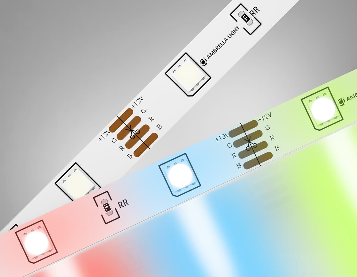 Светодиодная лента RGB Ambrella Light GS4301 5050 30Led /7.2W m/ 24V IP20 RGB 5m GS4301 5050 30Led/ 7.2W m/ 24V IP20 RGB/ 5000*10*1.87mm (4 конт.) Ambrella Light 14