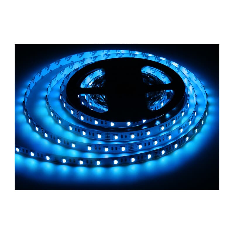 Светодиодная лента RGB с холодным белым светом GS4403 5050 60Led /10W m/ 24V IP20 RGBW+6500K 5m GS4403 5050 60Led/ 10W m/ 24V IP20 RGBW+6500K/ 5000*10*1.87mm (5 конт.) Ambrella Light 13
