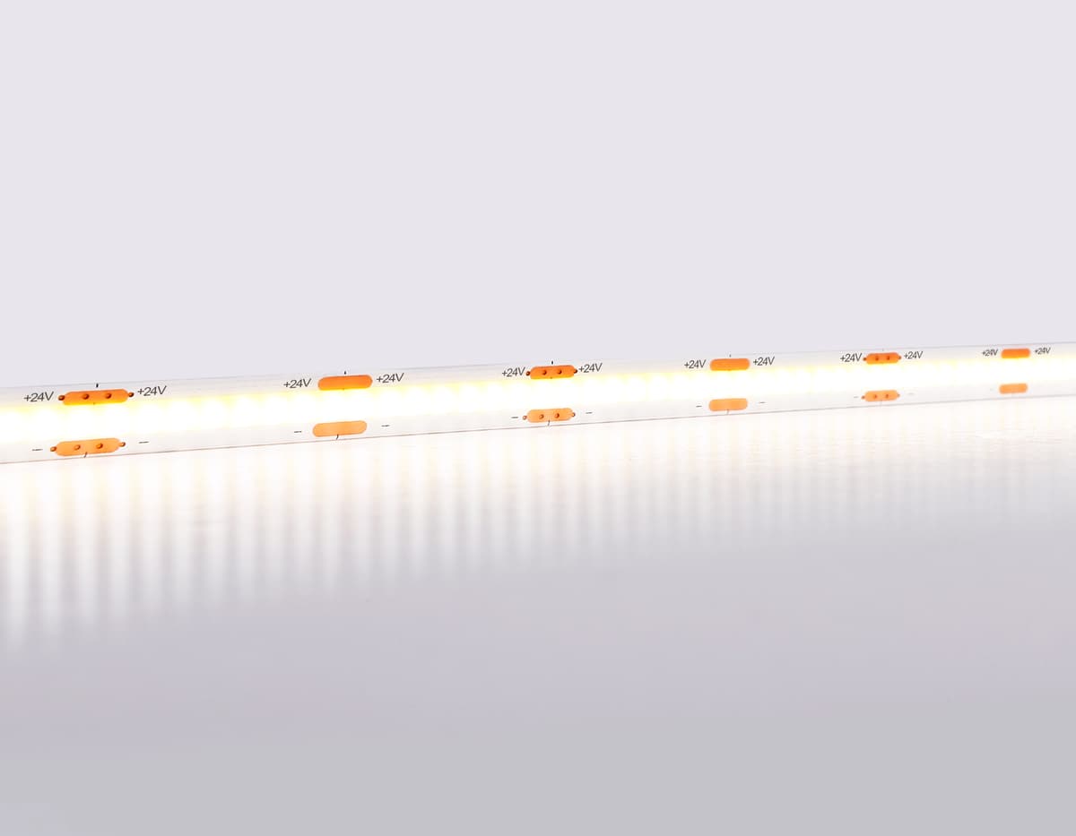 Светодиодная лента Ambrella Light GS4652 COB 320Led /10W m/ 24V IP20 4500K 5m GS4652 COB 320Led/ 10W m/ 24V IP20 4500K/ 5000*8*1.54mm (2 конт.) Ambrella Light 11