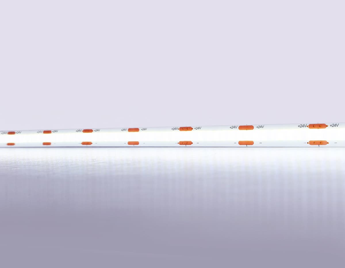 Светодиодная лента Ambrella Light GS4653 COB 320Led /10W m/ 24V IP20 6500K 5m GS4653 COB 320Led/ 10W m/ 24V IP20 6500K/ 5000*8*1.54mm (2 конт.) Ambrella Light 11