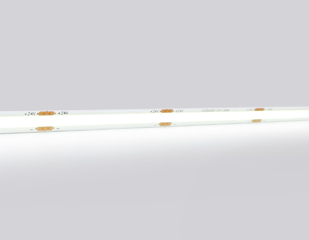 Светодиодная лента Ambrella Light GS4703 COB 480Led /12W m/ 24V IP20 6500K 5m GS4703 COB 480Led /12W m/ 24V IP20 6500K/ 5000*8*1.54mm (2 конт.) Ambrella Light 11
