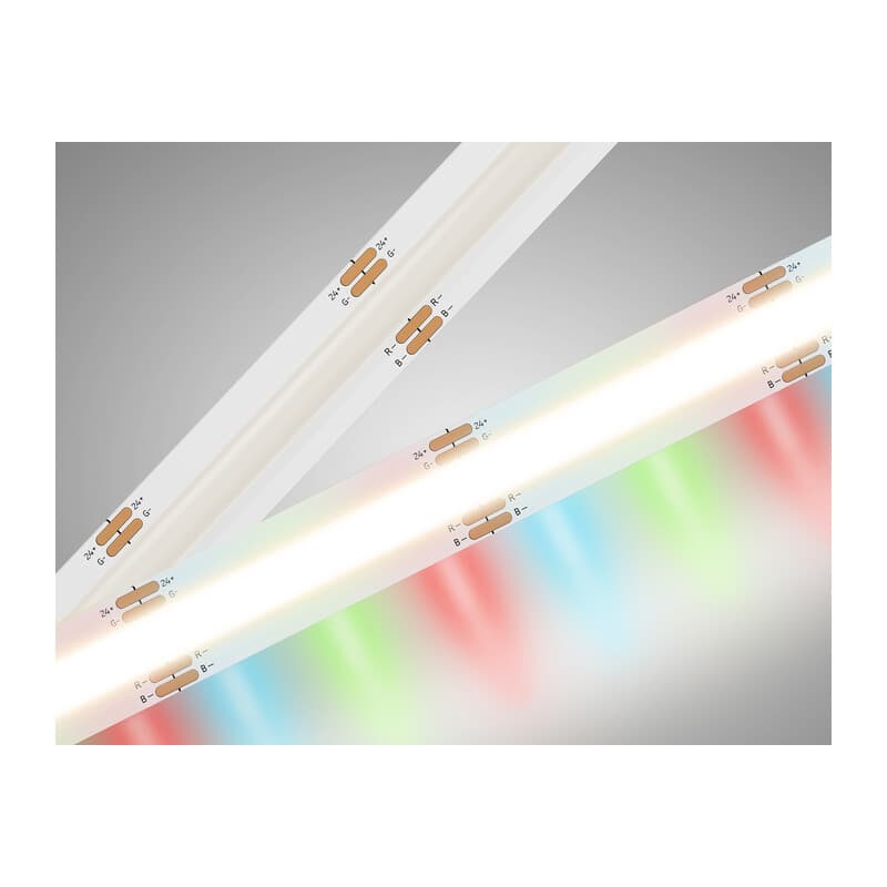 Светодиодная лента Ambrella Light GS4951 COB 576Led/ 14W m/ 24V IP20 RGB/ 5m*10mm*3mm (4 конт.) GS4951 COB 576Led/ 14W m/ 24V IP20 RGB/ 5m*10mm*3mm (4 конт.) Ambrella Light 9