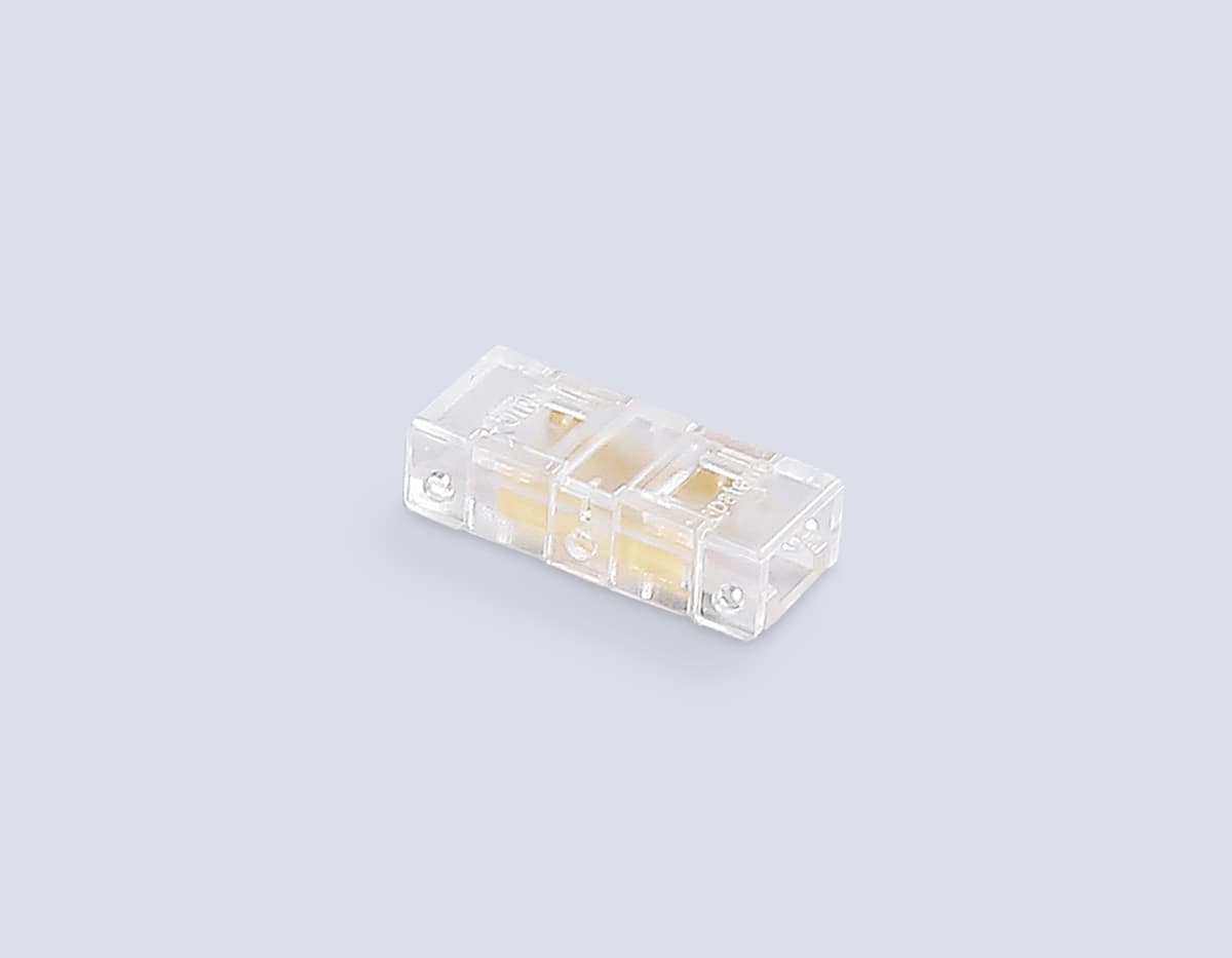 Соединитель прямой COB 12/24V для лент 5mm GS6341 (2 конт.) (10шт. в комплекте) GS6341 Соединитель прямой COB 12/24V для лент 5mm (2 конт.) (10шт) Ambrella Light 6